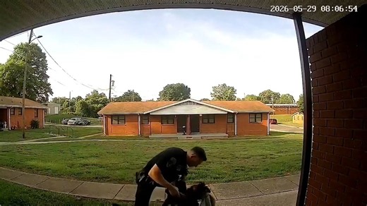🚨 A North Carolina cop was fired after doorbell cam captures a violent arrest. Credit: Shelby police