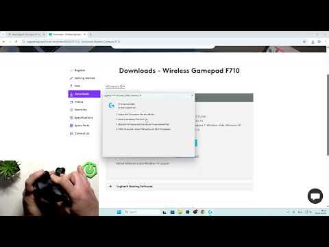 Logitech F710 – How to Connect to Logitech Connected Utility