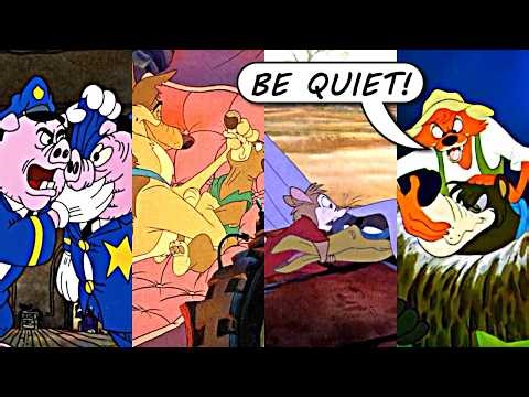 "Be Quiet!" Compilation of Random Moments | 1 Second from Animated Movies