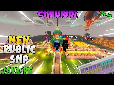 Best Free Public Survival SMP Server 2026 🔥 | Java + Bedrock | Cracked | 24/7 Online