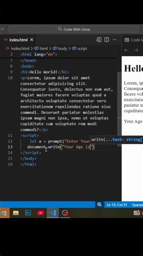 how to use prompt in JavaScript