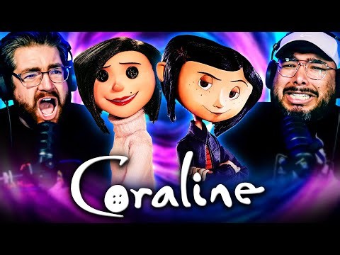 Coraline (2009) Reaction | First Time Watching | FUN, STUNNING, CREEPY AND DISTURBING?! [RE-UPLOAD]