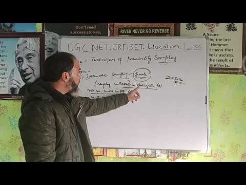 Systematic sampling |NET/JRF/SET