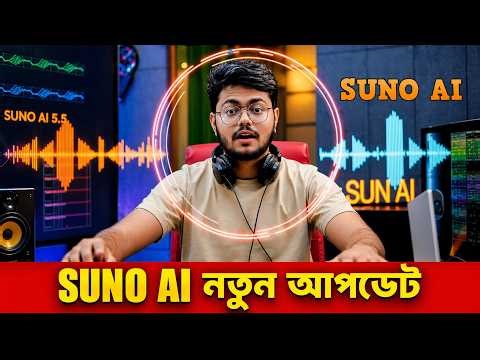 AI দিয়ে নিজের কণ্ঠে গান বানান (SUNO 5.5 Tutorial