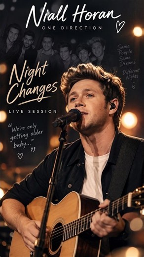 Niall Horan Sings “Night Changes” ❤️ | One Direction Live Session & Lyrics