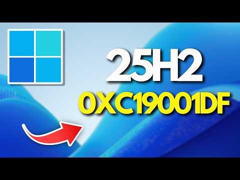 Version 25H2 Not Installing Error Code 0xc19001df In Windows 11 FIX
