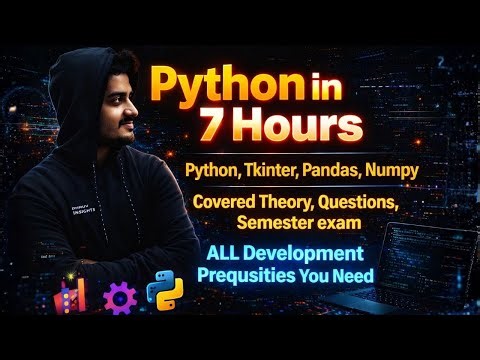 Master Python in One Shot 🔥 | Full Python Course with Live Coding | Theory + Development Covered