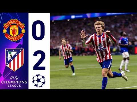 Manchester United vs Atlético Madrid 0-2 Highlights | Champions League 2026