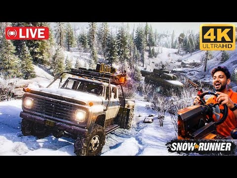 🛑LIVE SNOW⭐RUNNER NEW ADVENTURE BEGINS #live