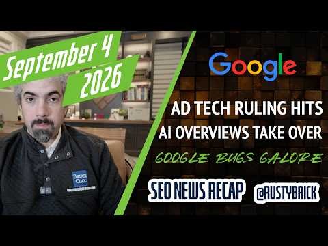 Google Ad Tech Won’t Be Broken Up, AI Mode Takes Over, Gemini Not Citing, AdSense Changes & Bugs