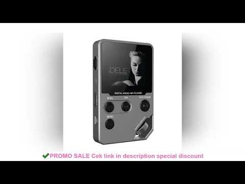 C5 8GB Lossless Bluetooth MP3 Music Player, Zinc Alloy Body,Rotary Controls,Wireless Connection,FM R