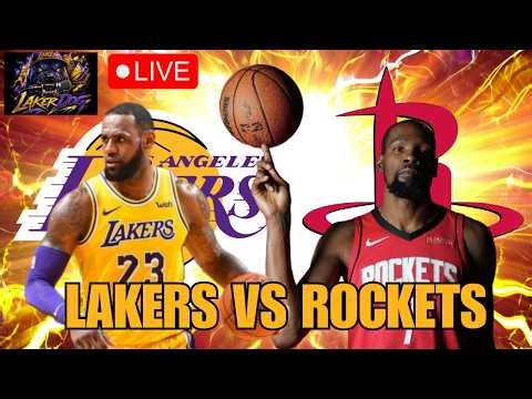 🏀 NBA PLAYOFFS 🏀 Los Angeles Lakers vs Houston Rockets LIVE Play by Play & Reaction Game 1