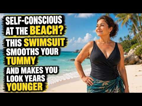 The SWIMSUIT That Flatters You After 50: Smooth the Tummy, Look YEARS Younger