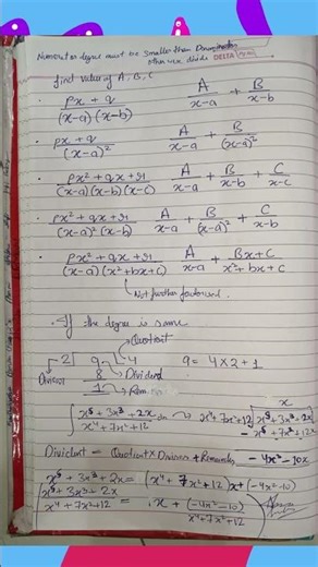 #class12 Integration formula sheet with notes chapter 7 class 12th