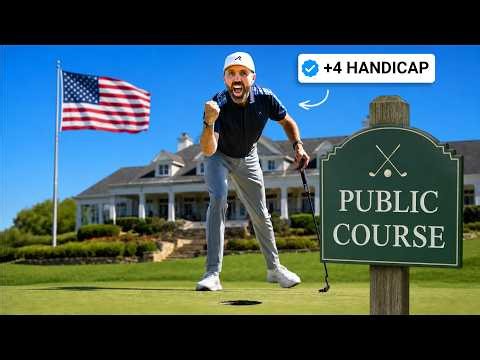 What can +4 handicap shoot on a Public Course in USA