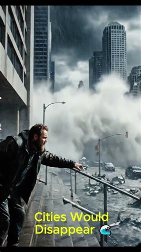 🌊 What if Earth flooded overnight? 😳🌍#space #flood #night