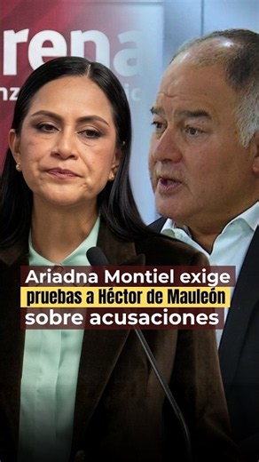 🚨 Ariadna Montiel exige pruebas a Héctor de Mauleón 📰😳 por acusaciones sobre “El Chapo”