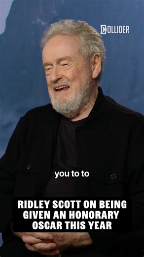 Ridley Scott On Being Given An Honorary Oscar This Year #ridleyscott #thedogstars