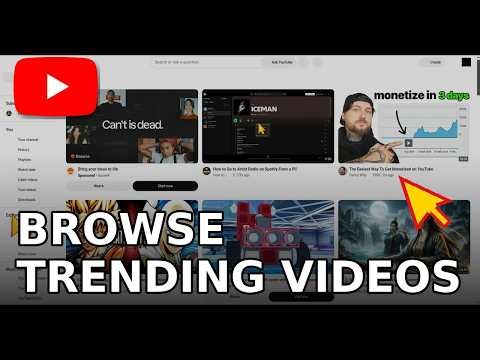 How to Browse Trending Videos on YouTube From a PC