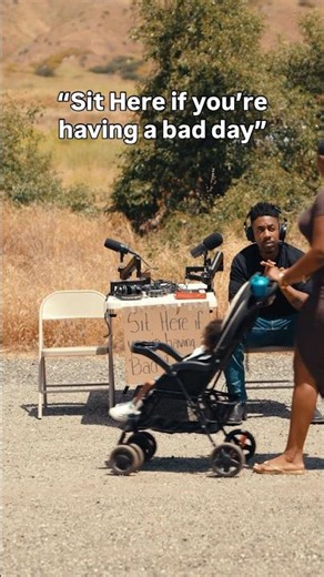 “Sit here if you’re having a bad day” #shorts