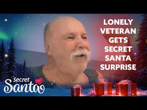 Veteran whose coffee table is a cardboard box gets surprise from a Secret Santa