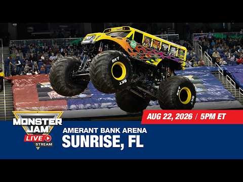 Monster Jam: Sunrise, FL - 2 (Full Event) | Aug 22, 2026 | Amerant Bank Arena