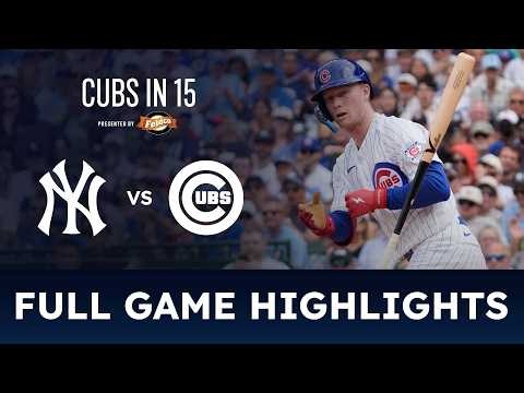 Chicago Cubs vs. New York Yankees | MLB Highlights (8/2/2026)