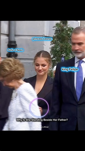 Why Is Princess Leonor Standing Beside Her Father King Felipe VI?
