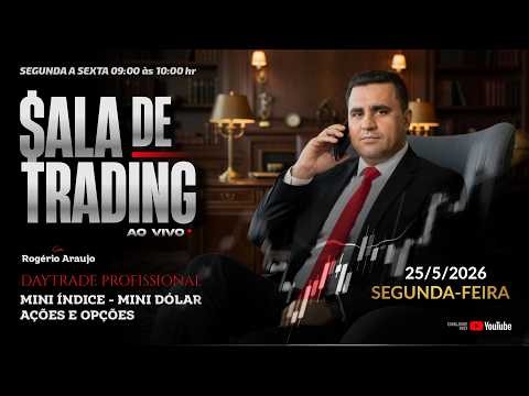 🔴 AO VIVO – Day Trade Mini Índice + Mini Dólar HOJE – Setup & Execução Real 💰- 25/5/2026