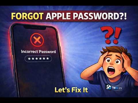 Forgot Apple ID Password? Fix It in 2 Minutes (Step-by-Step)