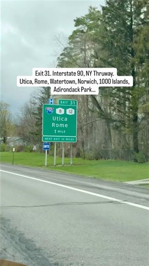 Exit 31 utica ny interstate 90 thruway
