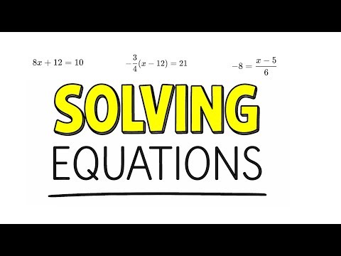 Solving Multi Step Equations