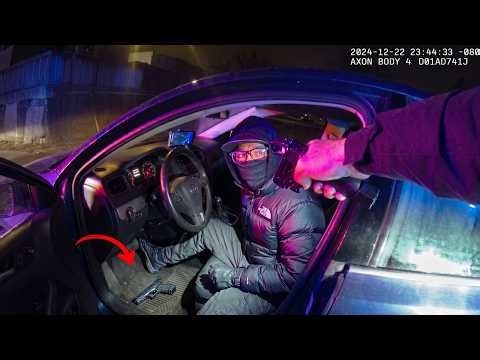 Armed Masked Robbers Try Reaching For Gun