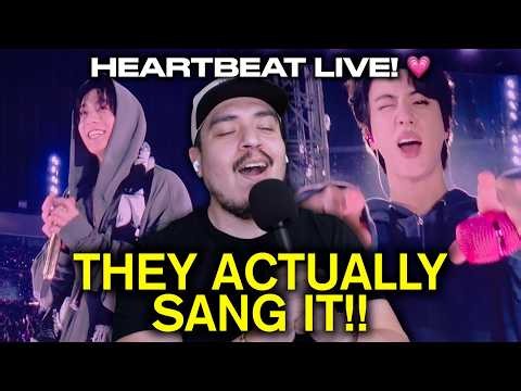 BTS 'Heartbeat' LIVE Reaction | ARIRANG Chile Concert (surprise songs)