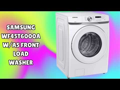 Samsung WF45T6000AW/A5 Front Load Washer and Washing Machine | FULL REVIEW | Energy Saving Beast