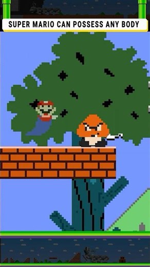 Super Mario Can Possess Any Body #mario #supermario #shorts