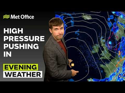08/09/2026 - Showers slowly fading - Evening Weather Forecast UK - Met Office Weather
