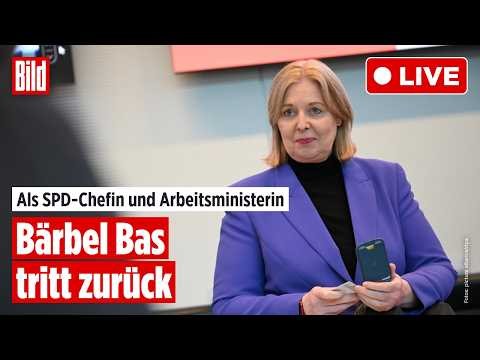 🔴 KLINGBEIL REAGIERT: Bärbel Bas tritt als SPD-Chefin und Arbeitsministerin zurück | LIVE