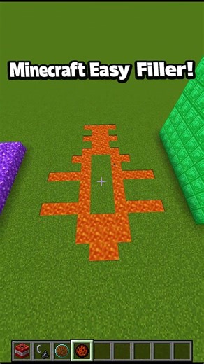 Minecraft Easy Filler MOD! 😯 #minecraft #shorts