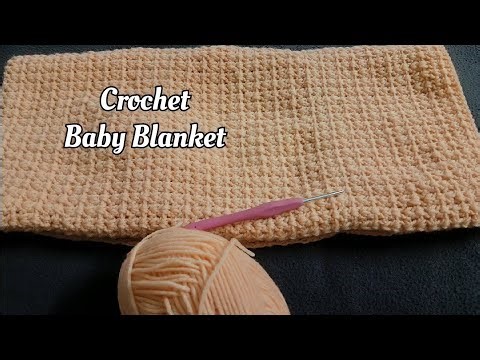 Easy Crochet Baby Blanket for Beginners 🧶 | Soft & Cozy Handmade Blanket