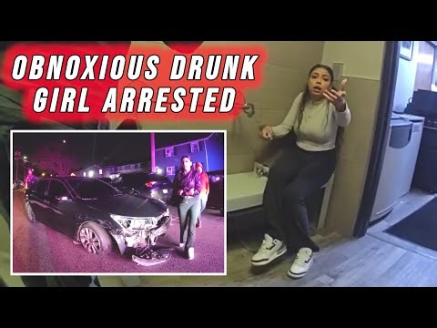 Rude and Obnoxious Girl Causes 3-Car Crash Before DWI Arrest