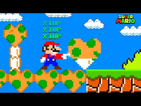 Super Mario Bros , but Mario Can Turn Anything He Wants Into 1 Ups