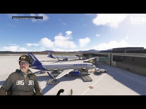 SIM CHALLENGE: ATHENS ➡️ SKIATHOS - with New Toys!