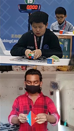 Pyraminx Cube Solve World Record 🥶🤯|#rubikscube #viral #shorts #worldrecord #cubing