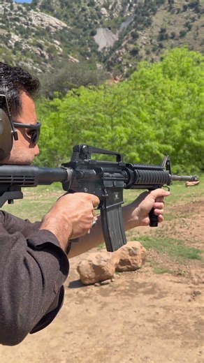 M4 Auto Firing At Range #m4a1 #m416glacier