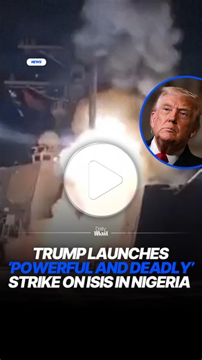 Donald Trump announced a 'powerful and deadly' Christmas Day strike on ISIS 'terrorist scum' in Nigeria and warned that radicals will continue to pay for the persecution of Christians. The president, who previously threatened to send the US military to the West African nation 'guns-a-blazing,' made the announcement in a Truth Social post Thursday evening. 'Tonight, at my direction as Commander in Chief, the United States launched a powerful and deadly strike against ISIS Terrorist Scum in Northw