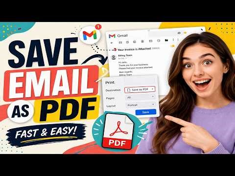 How to Save an Email as PDF