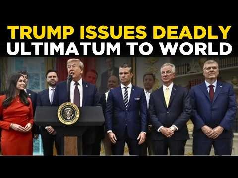 US NEWS LIVE | Trump’s Deadly Ultimatum Shocks World | Latest News Update | WORLD NEWS LIVE