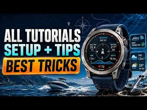 Garmin Quatix 7 – All Tutorials, Setup, Tips & Tricks