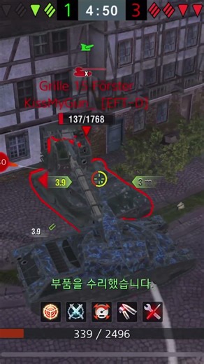 EPIC DESTORYING HIMSELF #wotblitz #wotb #worldoftanksblitz #wotbshorts #wot #wotshorts #grille15